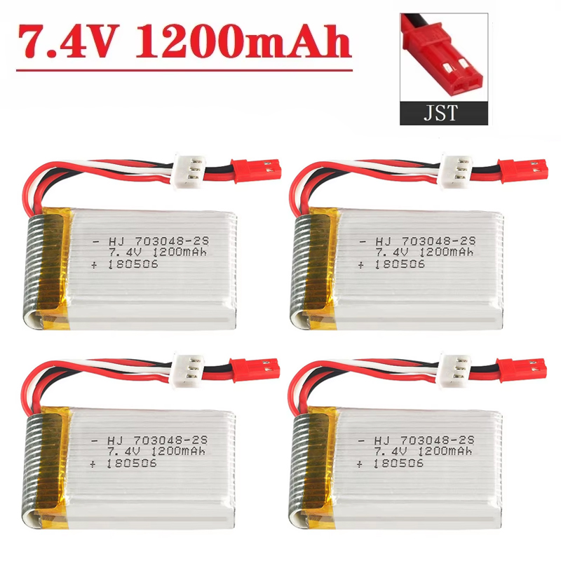 Drone Battery Lipo - Batterie Lipo 2S 7,4V 1200mAh 703048
