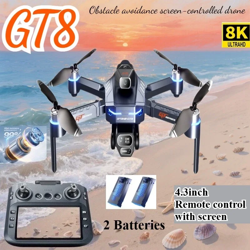Drone 4K HD GT8 caméra éviteme - Jjrc Drone X12 avis et prix